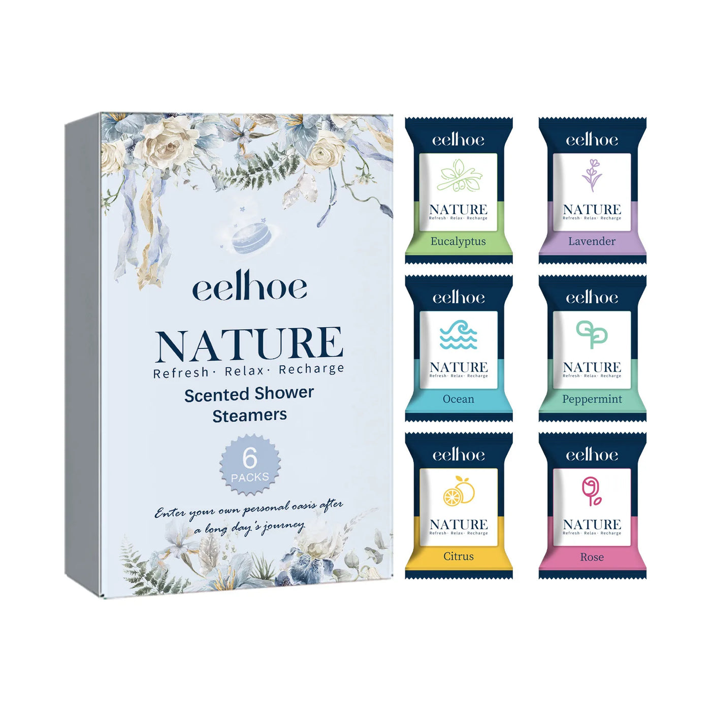 Lavender Shower Steamers – Aromatherapy Spa Tablets for Relaxation