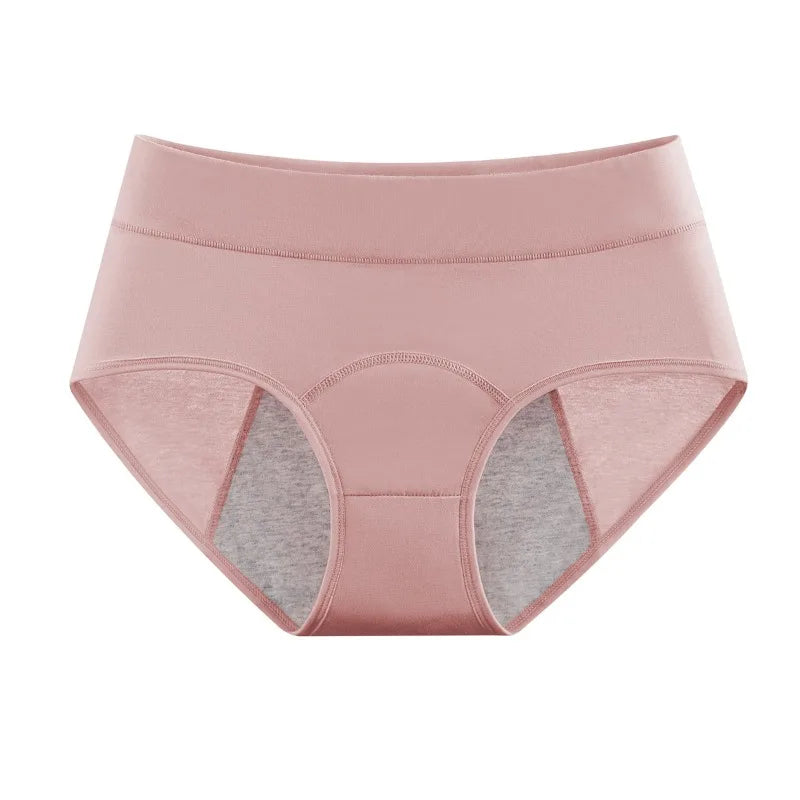 High Waist Leak-Proof Period Underwear – Cotton Menstrual Panties