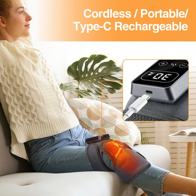 Knee Thermal Massager with Heat & Vibration